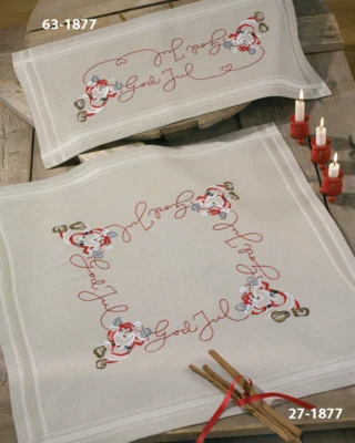 Kit da Ricamo Buon Natale 40 x 80 cm