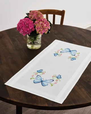 Kit Ricamo Farfalle XXX 40 x 80 cm