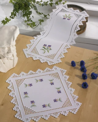 Kit di Ricamo Hardanger 28 x 68 cm