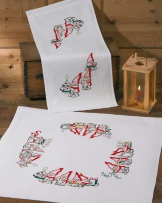 Kit Ricamo Tempo di Natale 40 x 80 cm