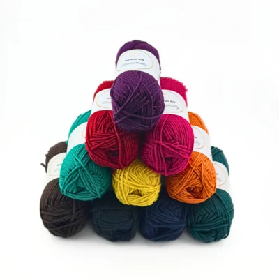 LindeHobby Cotton 8/8 – Autumn Glow, 10 gomitoli
