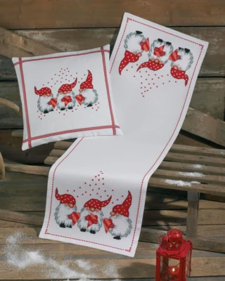 Kit per Ricamo 3 Folletti 36 x 108 cm