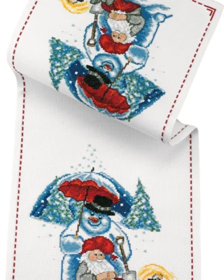 Kit ricamo Runner Frozen 26 x 64 cm