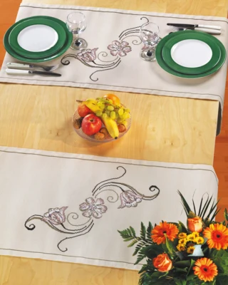 Kit Ricamo Partner runner 44 x 119 cm