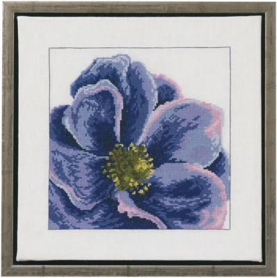 Kit Ricamo Clematis 30 x 30 cm
