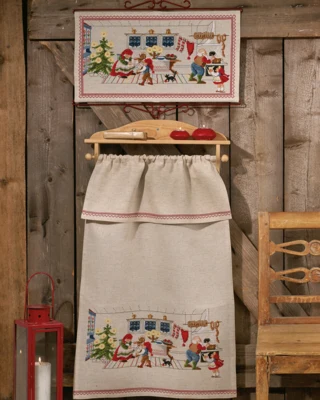 Kit Ricamo Cucina degli Gnomi B5135/55 55 x 30 cm