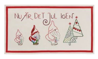 Kit da Ricamo Ora è di nuovo Natale... 69 x 37 cm