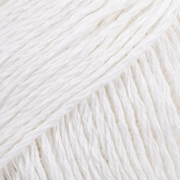 DROPS Bomull-Lin 01 Bianco (Uni colour)