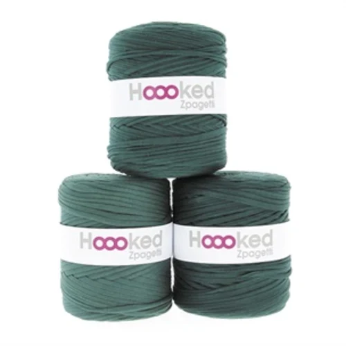 Hoooked Zpagetti 25 Dark Green Shades