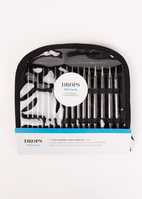 DROPS Pro Spark Set di Ferri Circolari Intercambiabili