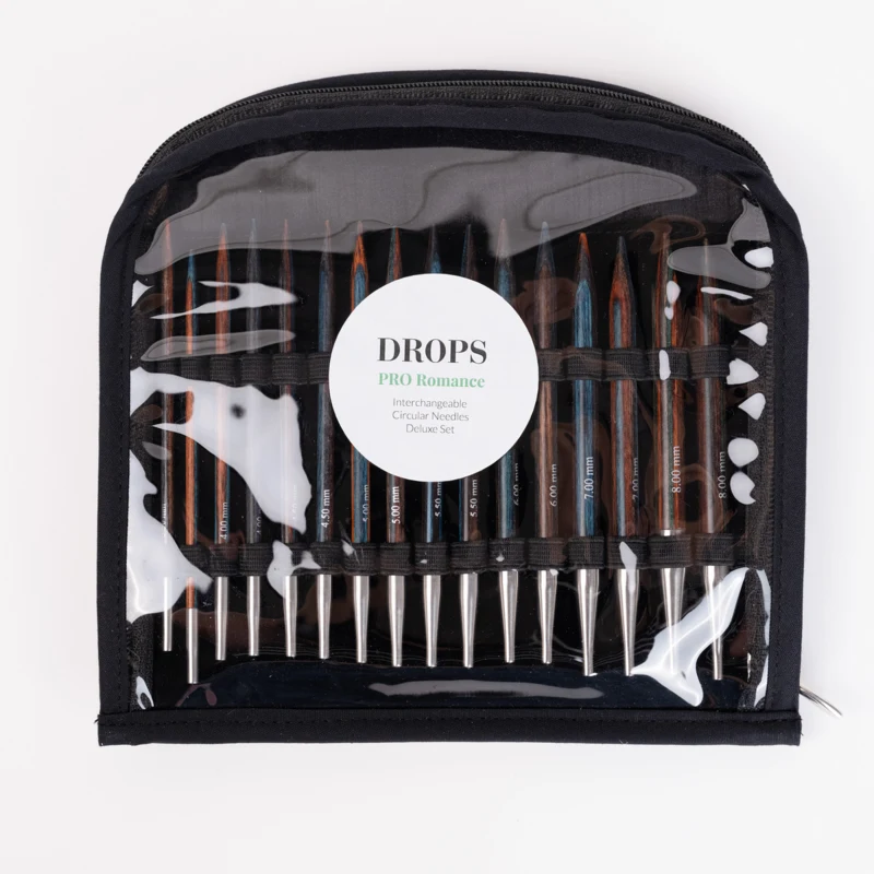 DROPS Pro Romance Set Deluxe di Ferri Circolari Intercambiabili