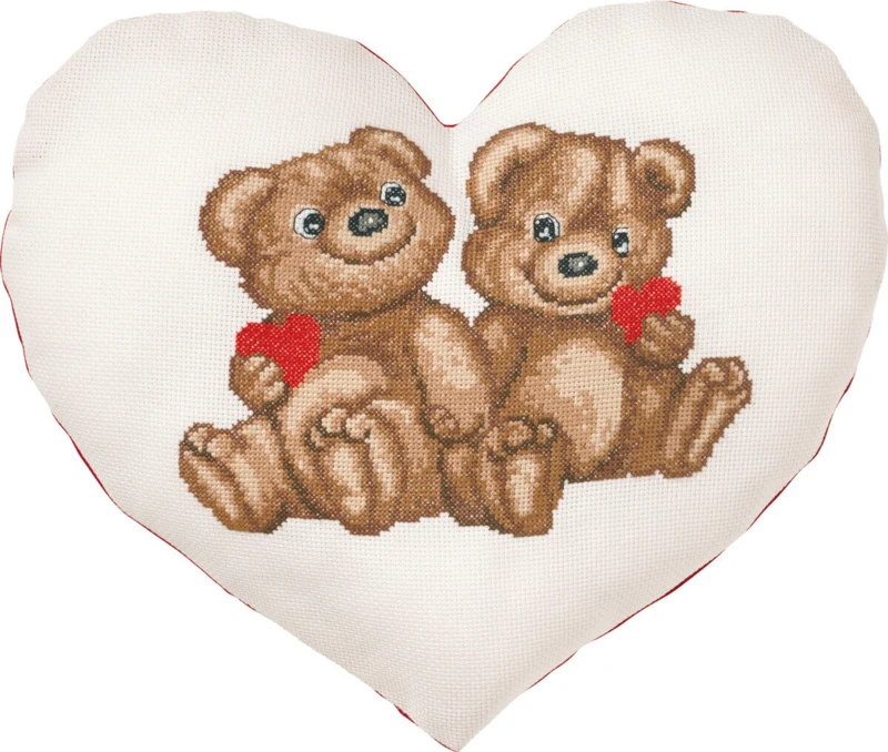 Kit Ricamo Cuscino Orsetto 36 x 30 cm