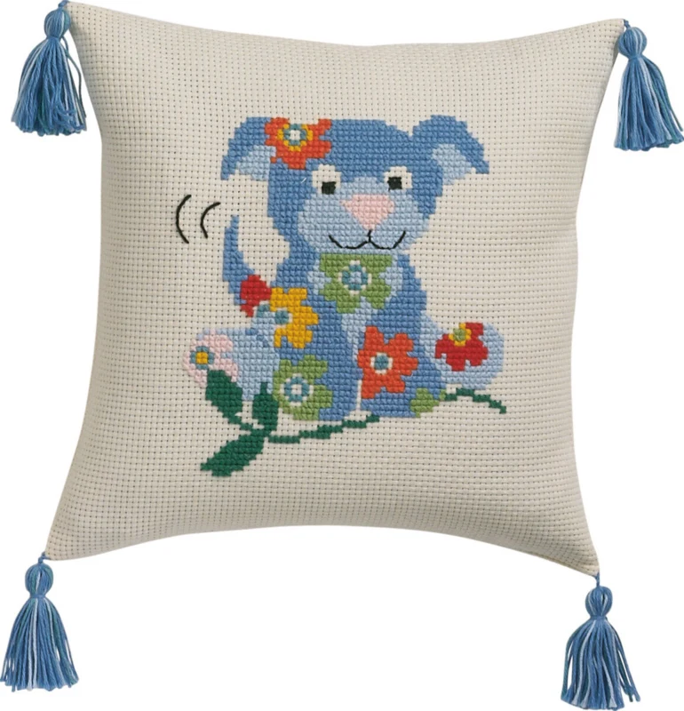 Kit da Ricamo Cane 30 x 30 cm