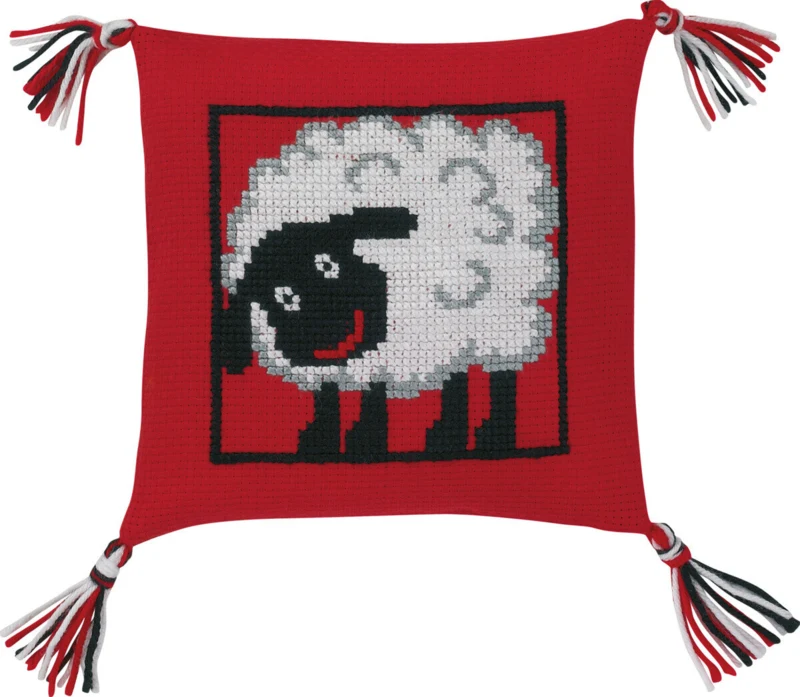 Kit da Ricamo Pecora 28 x 28 cm