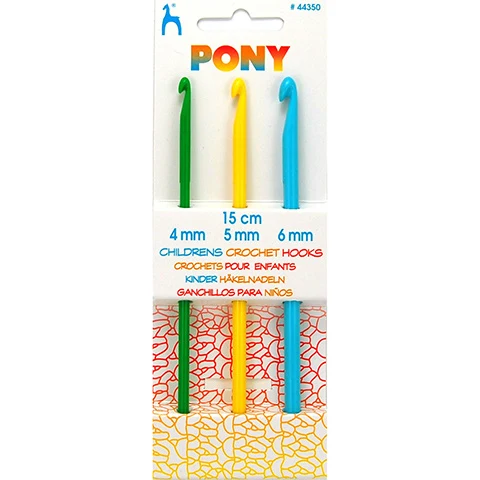 Pony Børne hæklenålesæt, 15 cm
