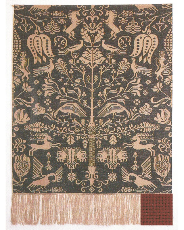 Kit da ricamo Beidewand rosso 101 x 140 cm