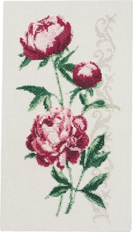 Kit Ricamo Sospensione Fiori 34x60 cm