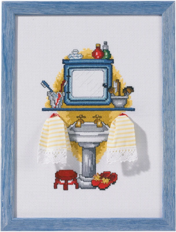 Kit da Ricamo Lavanderia 20 x 28 cm R5386