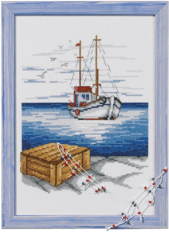 Kit Ricamo Goletta 20 x 28 cm