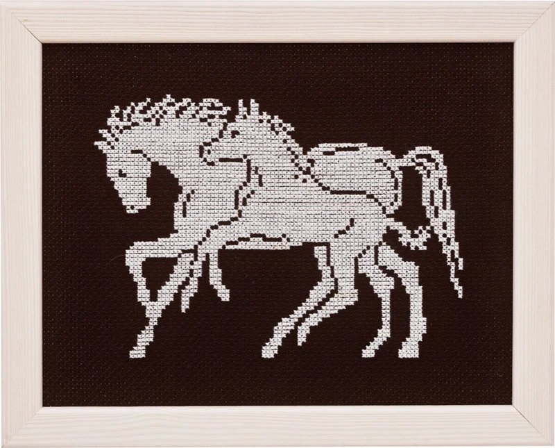 Kit da ricamo Cavallo con puledro 5381 17 x 22 cm