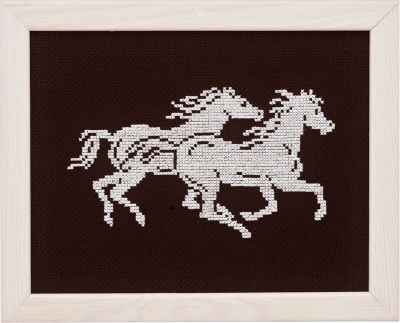 Kit Ricamo Cavalli al Galoppo 5381 17 x 22 cm