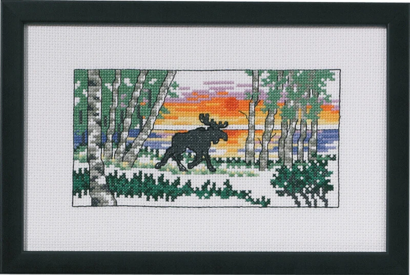 Kit Ricamo Silhouette Alce R5320 24 x 15 cm