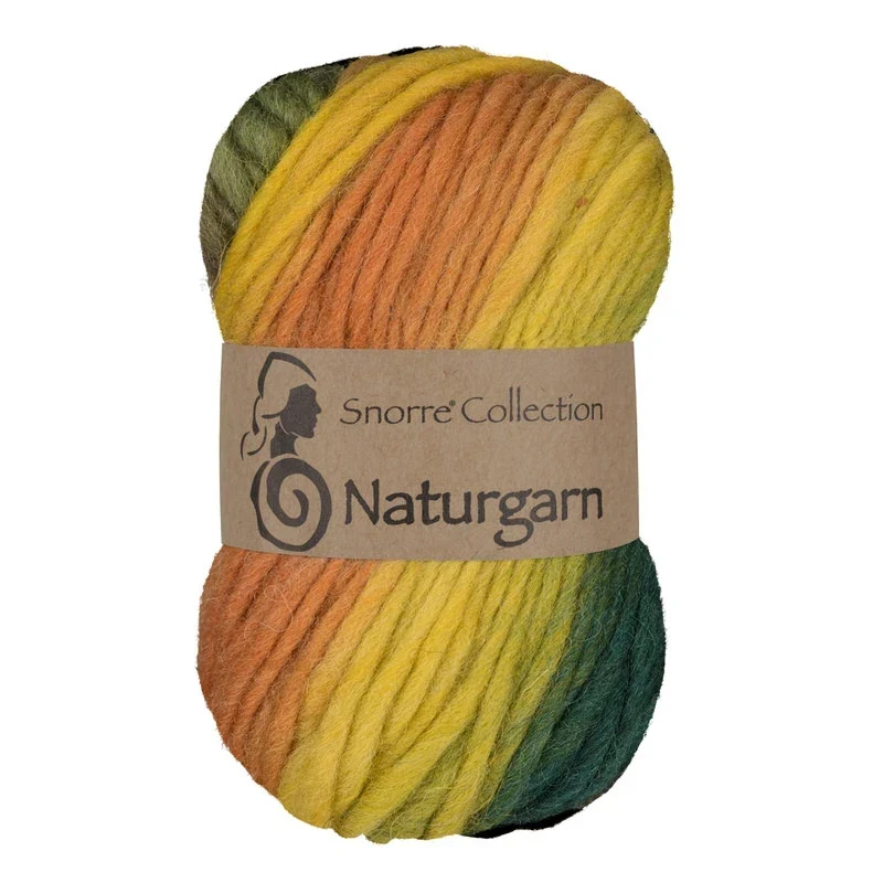 Viking Snorre Naturgarn 634 Multi verde/giallo