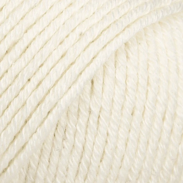DROPS COTTON Merino 01 Panna