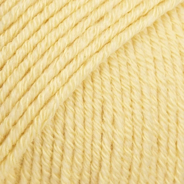 DROPS COTTON Merino 17 Giallo vaniglia