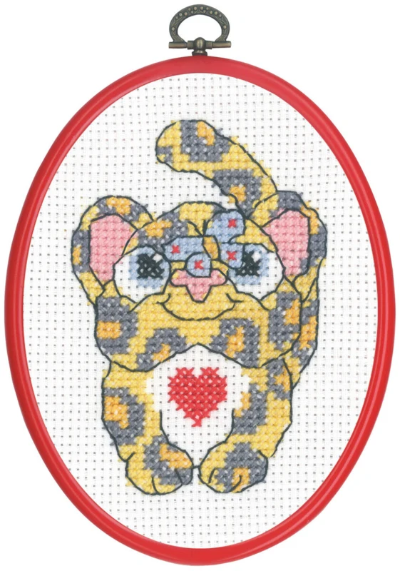 Kit Ricamo MFK Leopardo M/R 5959/30 13 x 18 cm