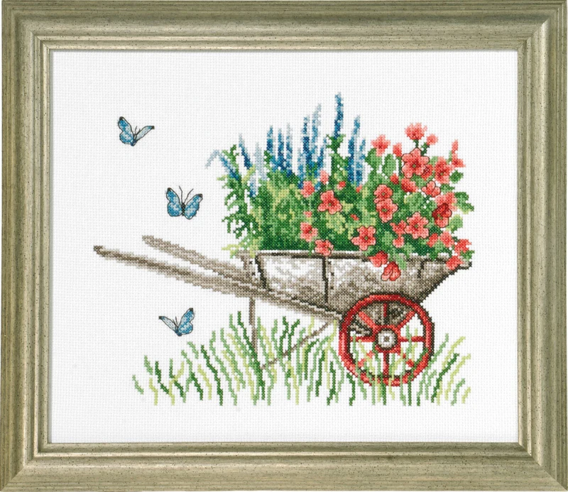 Kit per Ricamo Carriola R5025 26 x 31 cm