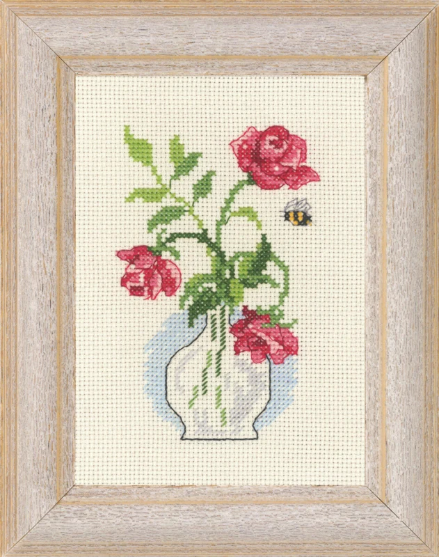 Kit Ricamo Rose R5406 13 x 18 cm