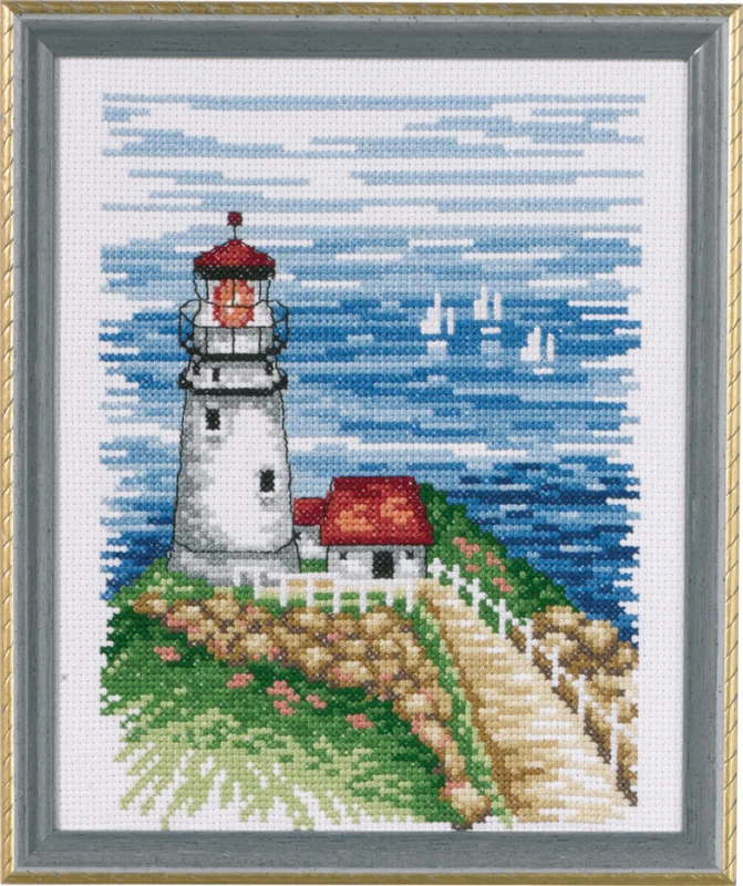 Kit Ricamo Faro 17 x 21 cm