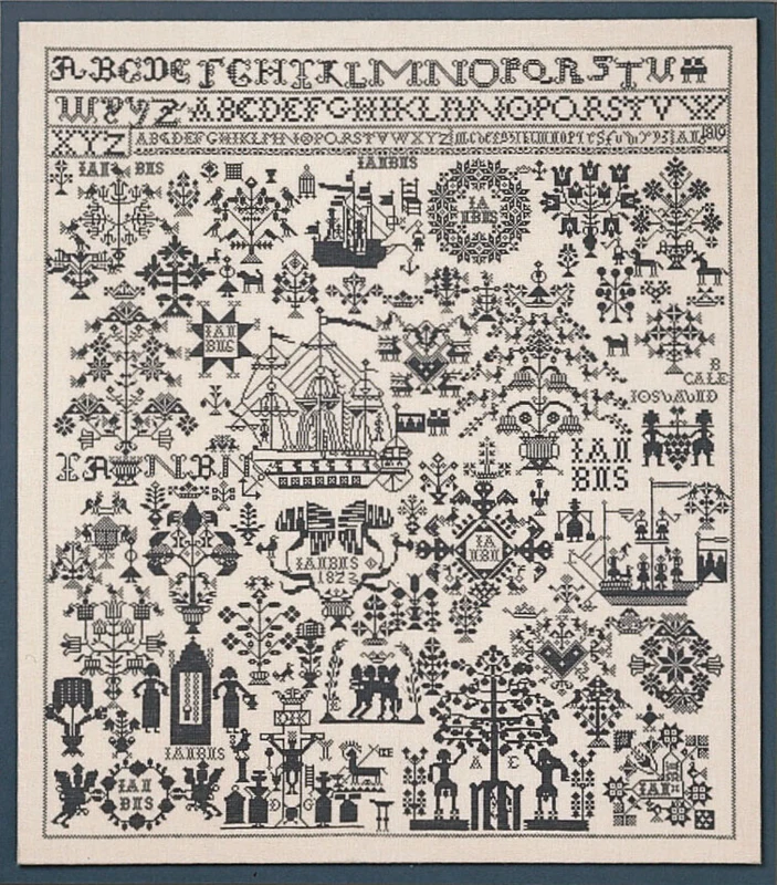 Kit Ricamo Sampler 65 x 72 cm