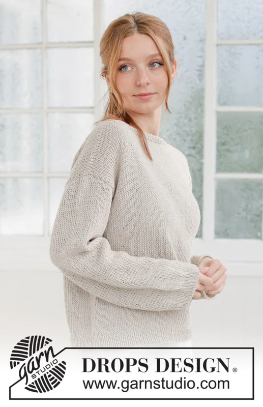 267-27 Sand Walk Sweater by DROPS Design