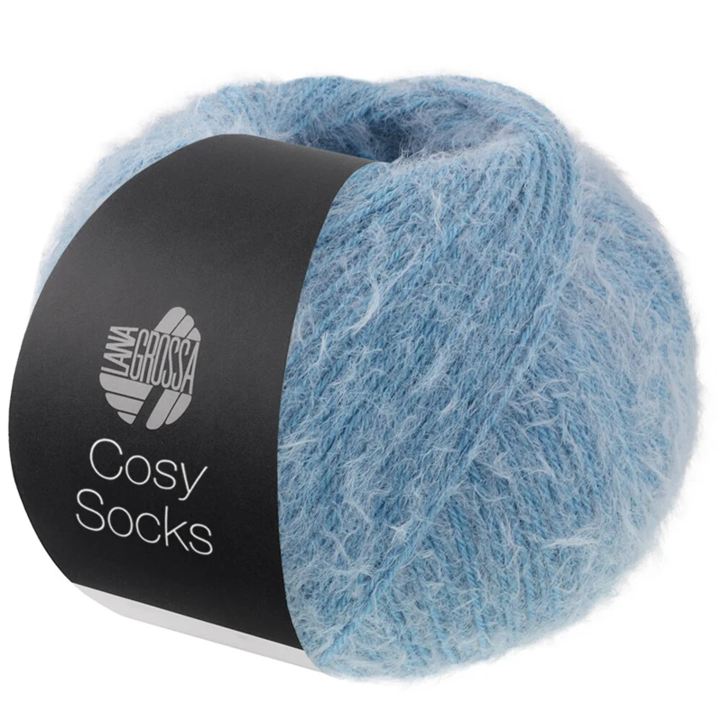 Lana Grossa Cosy Socks 14 Blu colomba