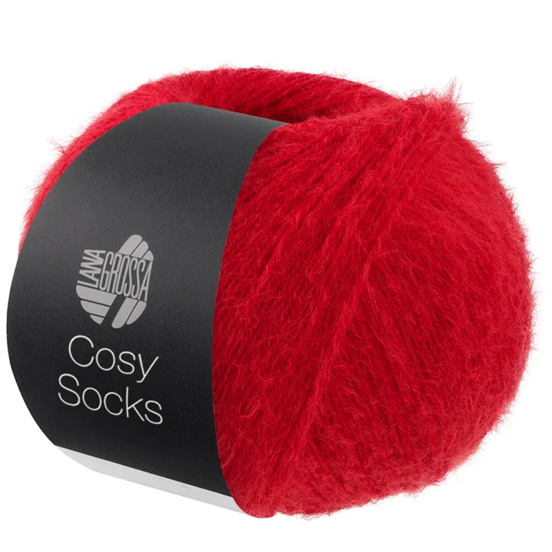 Lana Grossa Cosy Socks 17 Rosso