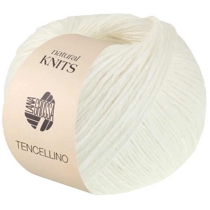 Lana Grossa Tencellino 01 Bianco
