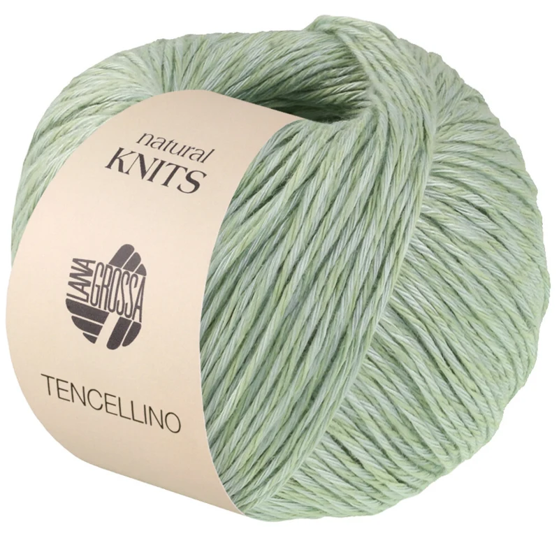 Lana Grossa Tencellino 04 Bianco verde