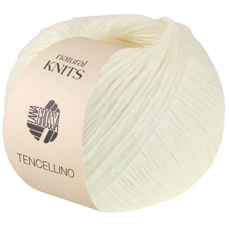 Lana Grossa Tencellino 02 Bianco sporco