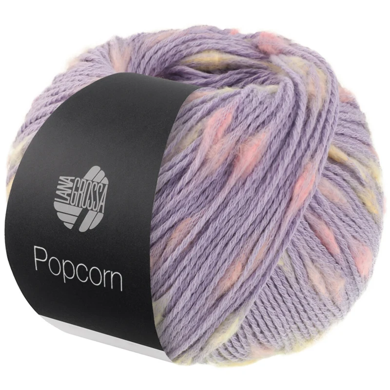 Lana Grossa Popcorn 05 Blu violetto/rosa/vaniglia