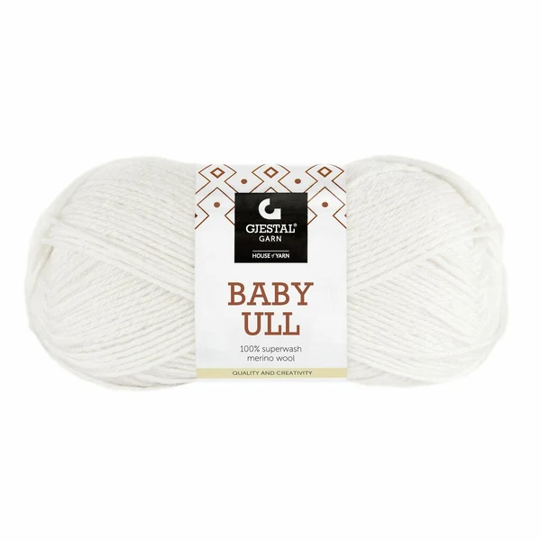 Gjestal Baby Ull 8539 Gesso