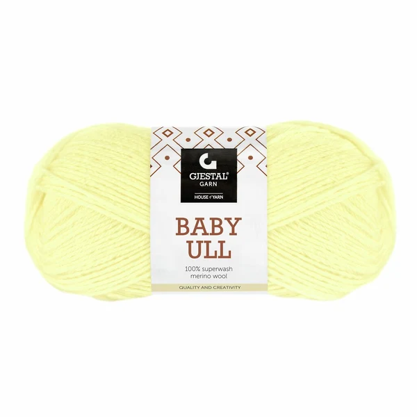 Gjestal Baby Ull 8552 Giallo chiaro