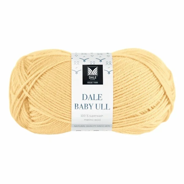 Gjestal Baby Ull 8557 Giallo dorato