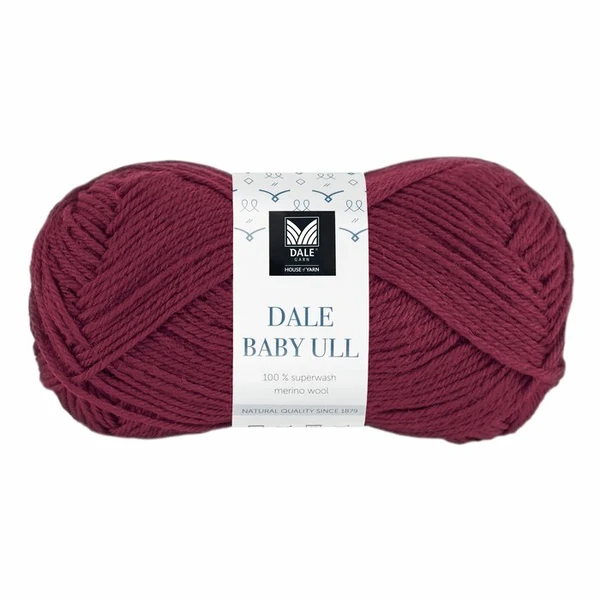 Gjestal Baby Ull 8562 Bordeaux
