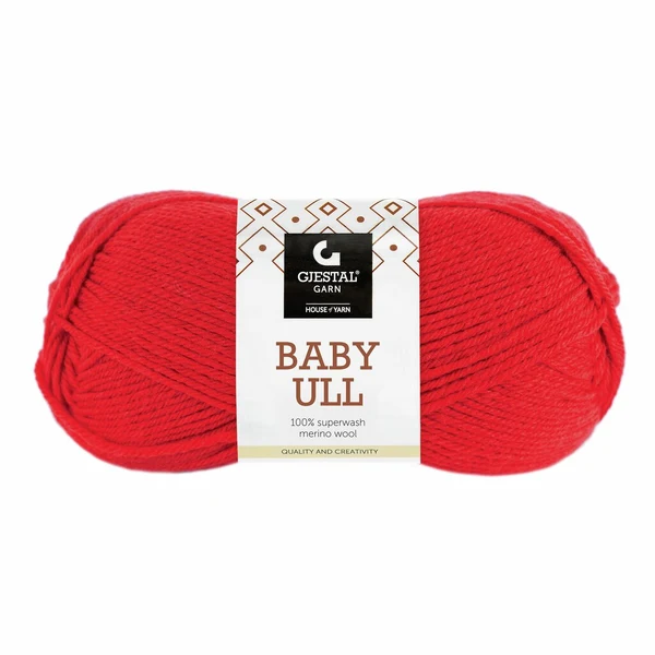 Gjestal Baby Ull 4018 Rosso