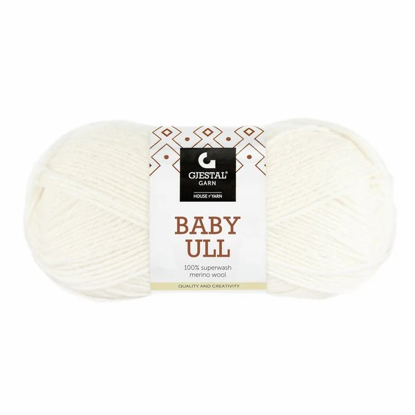 Gjestal Baby Ull 0010 Bianco