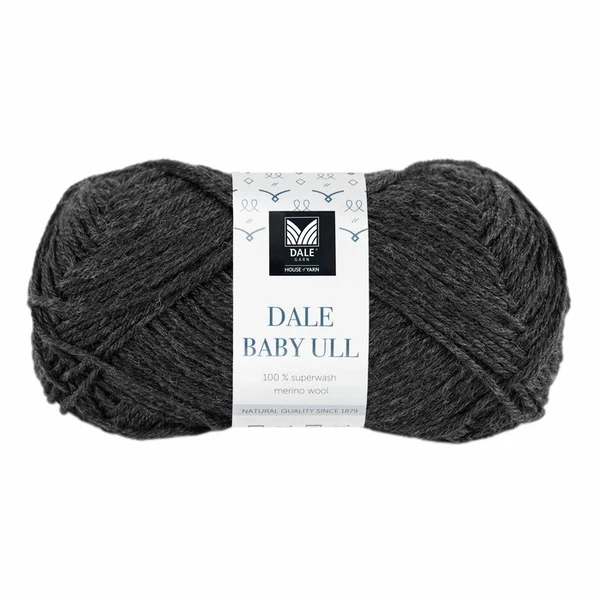 Gjestal Baby Ull 8556 Grigio antracite