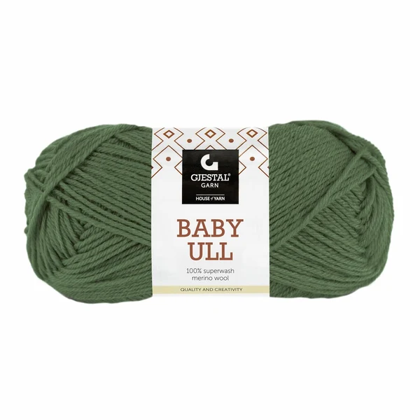 Gjestal Baby Ull 8563 Verde militare