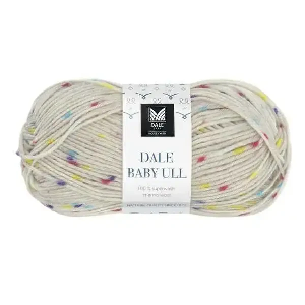 Gjestal Baby Ull 8551 Grigio/lollipop multi